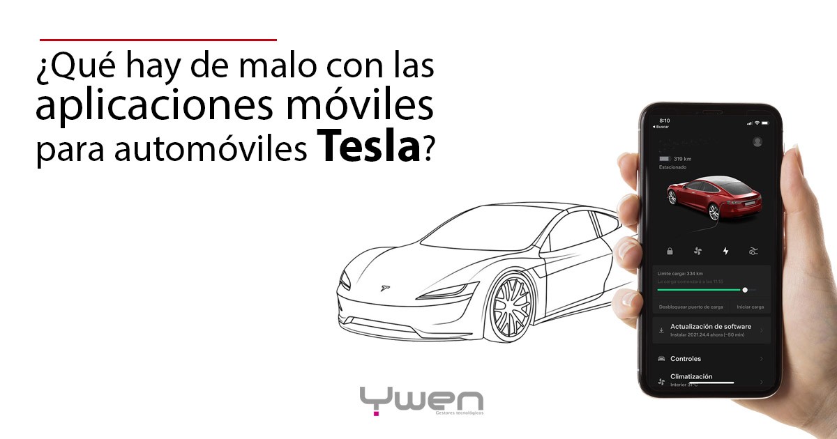 ¿Qué hay de malo con las aplicaciones móviles para automóviles Tesla?￼